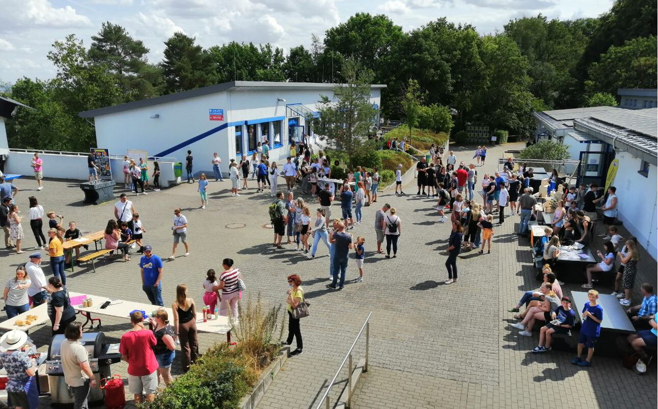 Sommerfest 23 Blick von oben